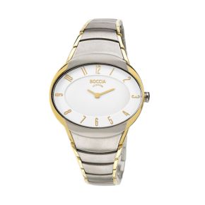 Boccia horloge dames tit/geel 3165-11
