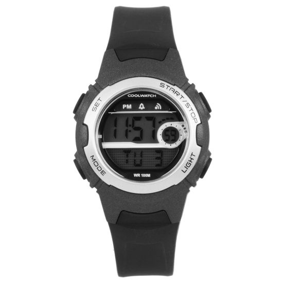 Coolwatch 343 Kids Horloge Skills Digitaal Zwart