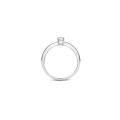 Witgouden ring zirkonia mt52