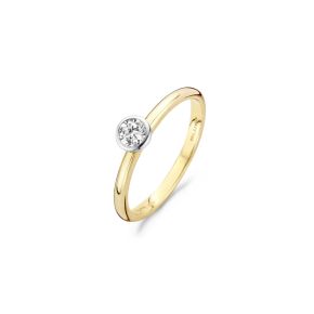 Gouden ring zirkonia mt 54 1124BZI/54