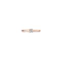 Roodgouden ring zirkonia mt54 1132RZI
