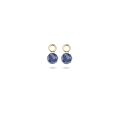 Blush gouden oorbelbedels blauw 9046YDB