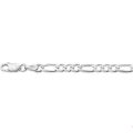 Zilveren collier figaro 4mm 60cm 1001938
