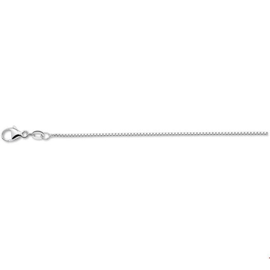 Zilveren collier venetiaans 42cm 0.8mm