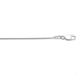 Zilveren collier slang rond 0.9mm 45cm 1314755