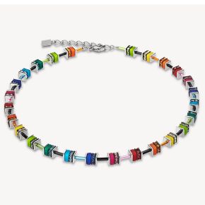 CdL collier multi color staal 4409/10-1500