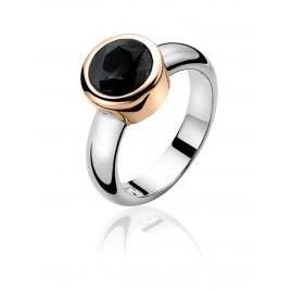 Zilveren ring rs verguld zirk ZIR050N-56