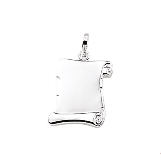 Zilveren hanger plaatje 1005750