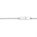 Zilveren plaat armband 9-11cm 1005602