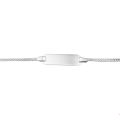 Zilveren plaat armband 13-15cm 1005682