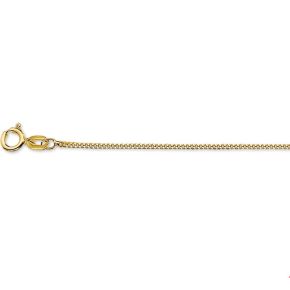 Gouden collier gourmet 50cm 1mm 4004604