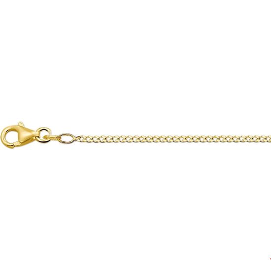 Gouden collier gourmet 50cm 1.7mm 4004609