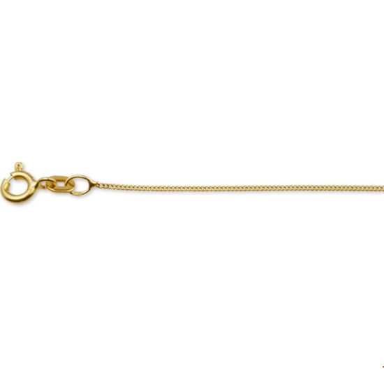 Gouden collier gourmet 45cm 0.8mm 4016338