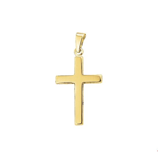 Gouden hanger kruis 14x23.5mm 4005214