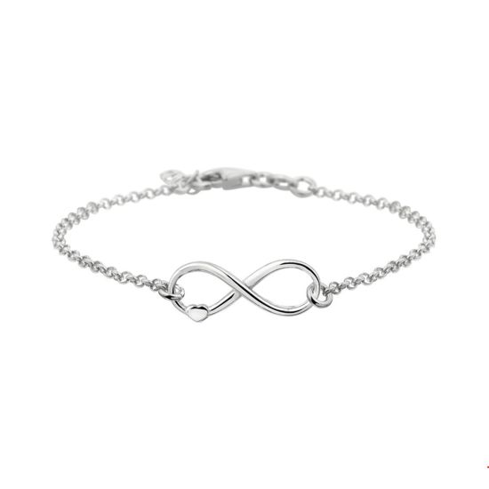 Zilveren armband infinity 1320227