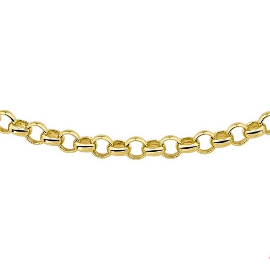 Goud/zilver collier jasseron 45cm