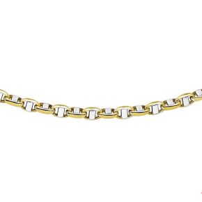 Gouden collier bicolor 45cm 3.5mm