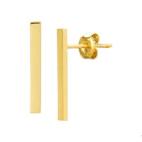 Gouden oorstekers staafje 4018732
