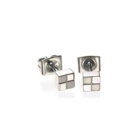 Boccia oorstekers titanium mat-glans 0518-01