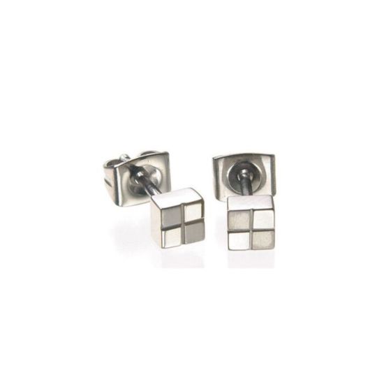 Boccia oorstekers titanium mat-glans 0518-01