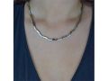 Boccia collier titanium/geel pvd 0844-02