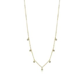 Gouden collier zirk ZGC222