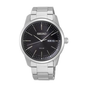 Seiko horloge heren staal solar SNE527P1