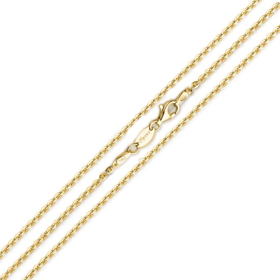 MY IMENSO collier jasseron flat 60CM 27002260 goud op zilver