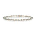 SJ armband labradorite geel verguld SBG-GEM18-3MM-MIX