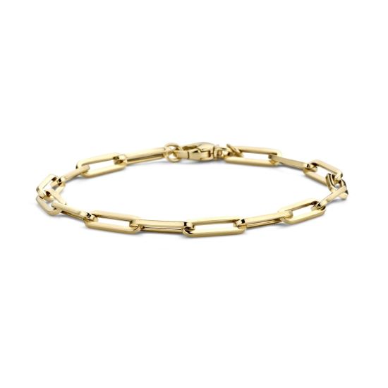 Gouden armband paperclip 2171YGO 