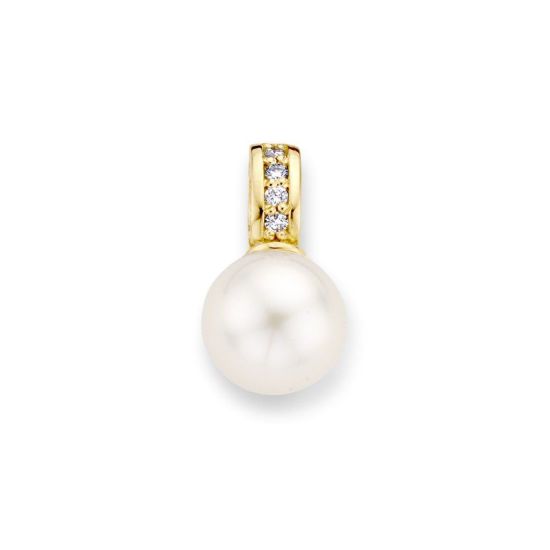 Gouden hanger zoetwaterparel 0.04H/Si-1 HM116727