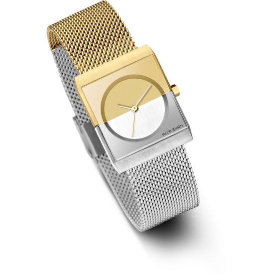 JJ horloge heren staal geel pvd JJ526