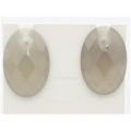 Blush oorbeldbedels grijze agaat 810GRAO