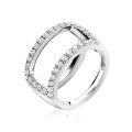 Zilveren ring zirkonia MVR14-58