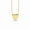 Gouden collier hartje 42-45cm 701Y