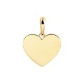 Gouden hanger plaatje hart 10mm 4022979