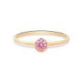 Gouden ring roze zirkonia mt56 RDC01-4302-01
