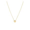 Gouden collier hartje 41-43-45cm 4022568