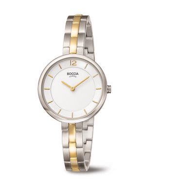 Boccia horloge dames tit/geel 3267-02