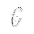 Zilveren earcuff