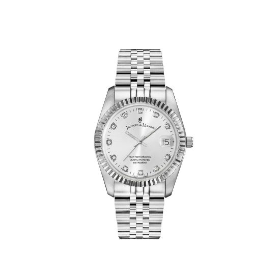 JdM horloge dames staal NR001