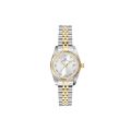 JdM horloge dames staal/rose NR008