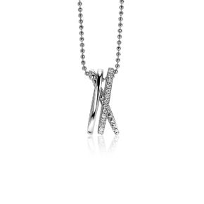 Zilveren hanger zirkonia ZIH2141