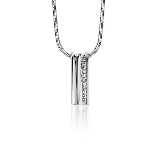 Zilveren hanger zirkonia ZIH2126