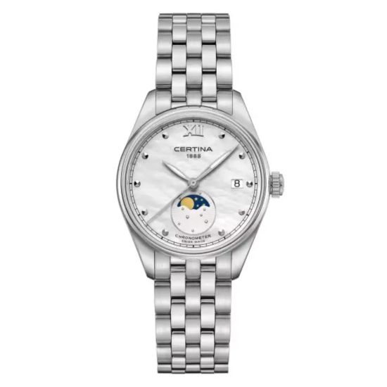 Certina DS 8 horloge dames staal C0332571111800