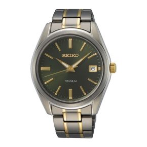 Seiko horloge heren tit/geel SUR377P1
