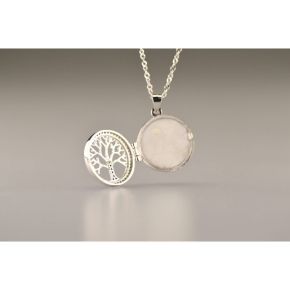 Zilveren hanger levensboom zirkonia 140S