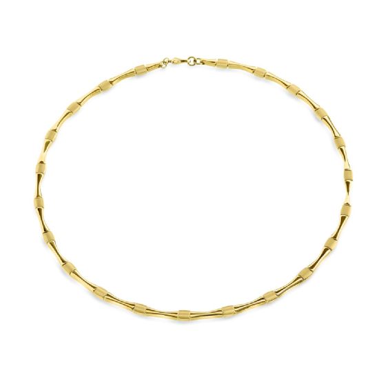 Boccia collier geel pvd 08045-03