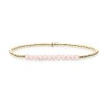 SJ armband champagne quartz geel verguld SBG-GEM42-3MM-LINE