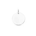 Zilveren hanger rond plaatje 18mm 1333698